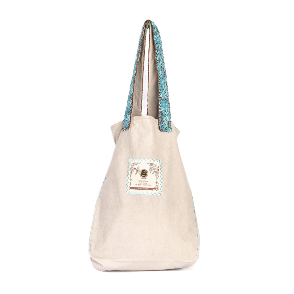 Tote Xl Dentelle Turquesa - Karin De La Sierra » Karin De La Sierra