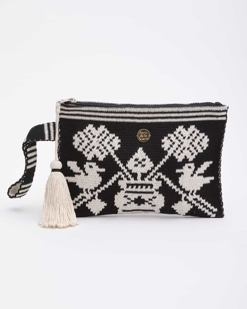Zipper Pouch Negro & Blanco