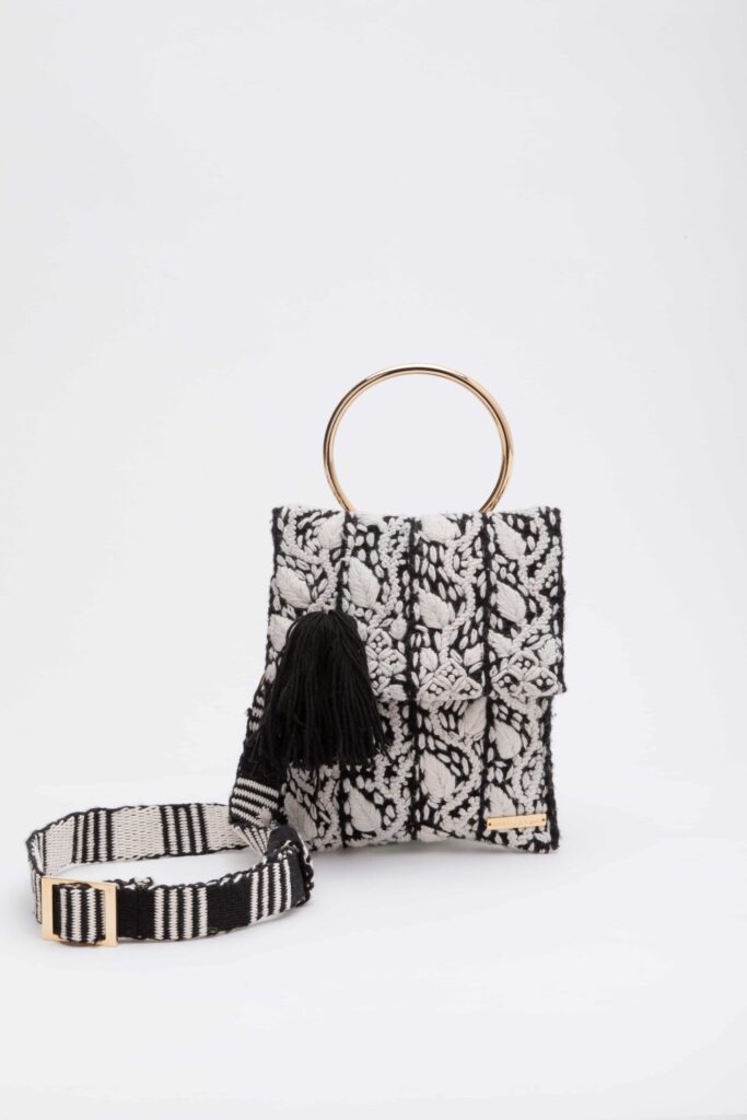 Dentelle Belt & Bag Blanco