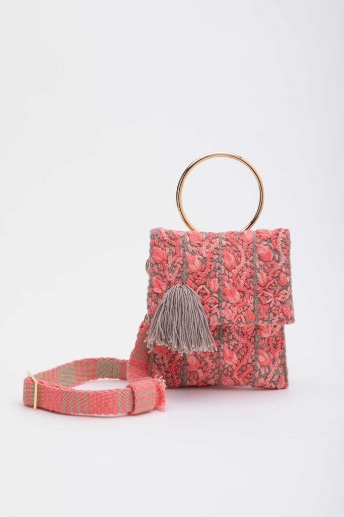 Dentelle Belt & Bag Coral