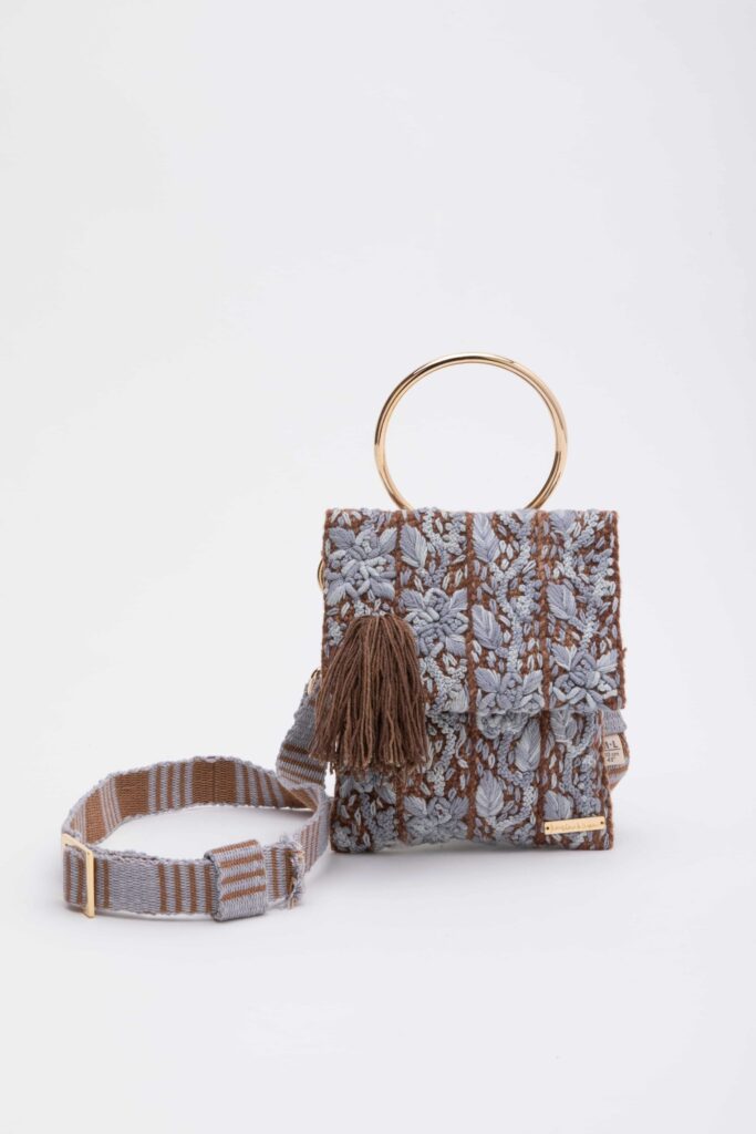 Dentelle Belt & Bag Celeste