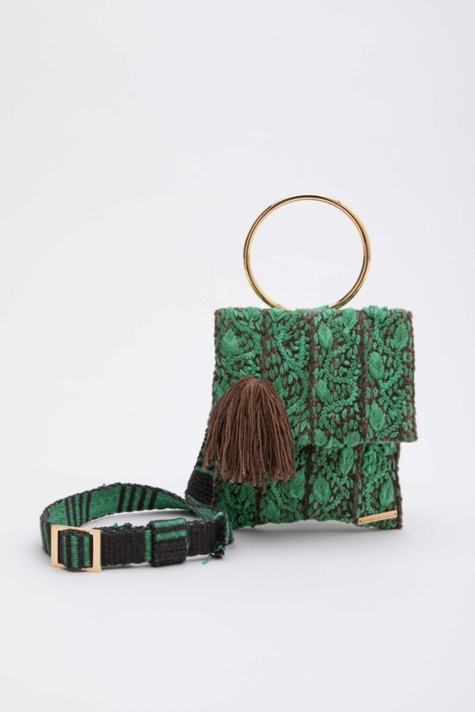 Dentelle Belt & Bag Verde