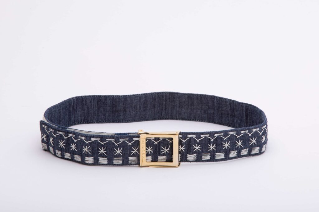 Belt Qhusi Blanco/Azul