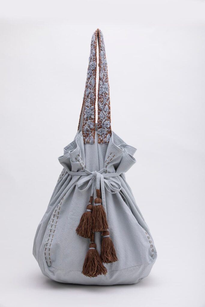 Tote XL Dentelle Celeste